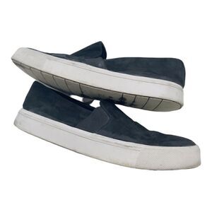 Vince Warren Black Suede Leather Sneaker Size 9